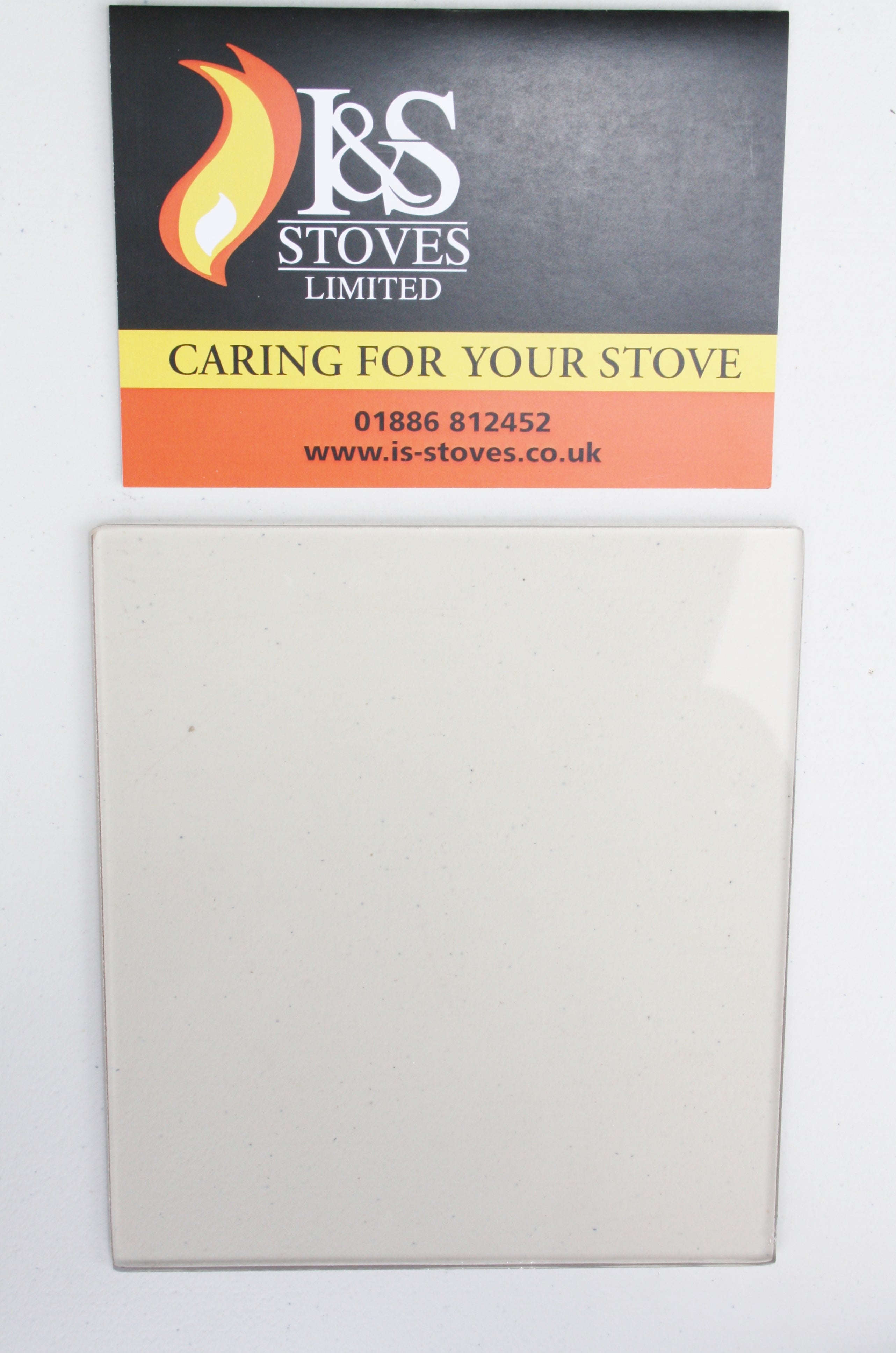 Woodburning Stoves Bubble Replacement Stove Glass 255mm x 255mm