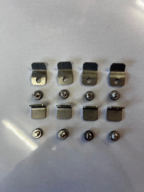 Pickering Glass Clips and Screws