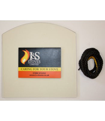 Clarke Carlton Replacement Stove Glass 260mm x 260mm