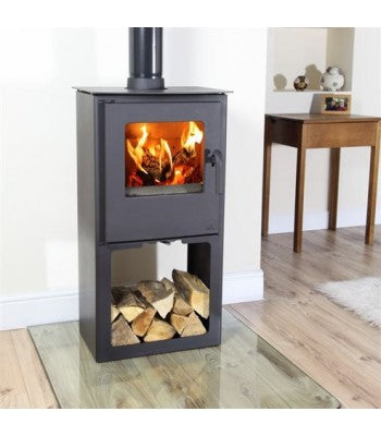 Loxton 8 Mk4 Multifuel Stove With Logstore