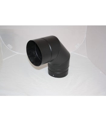90 Elbow Matt Black 6inch 150mm