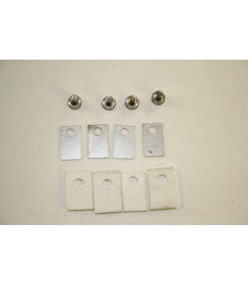 Franco Belge Glass Clips and Screws Pack Of 4