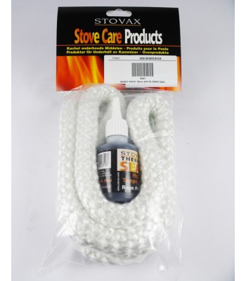 5001 16mm White - Stovax Rope Pack - 2m