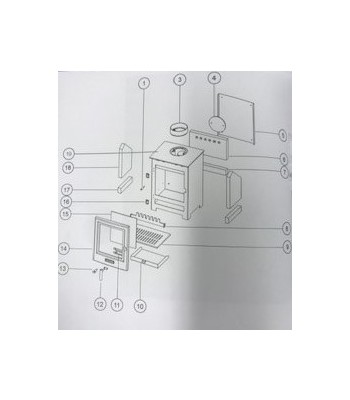 Helios 5 Eco/Firefox 5 Eco Replacement Baffle Plate 0210446