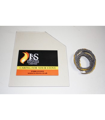 Broseley Hercules D Replacement Stove Glass 253mm x 187mm