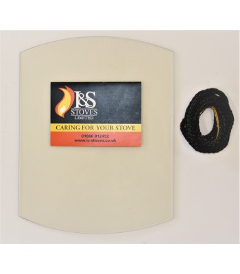 Town and Country Priory Replacement Stove Glass 398mm x 340mm