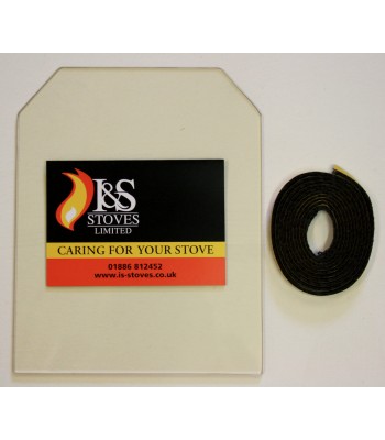Hunter Herald 4 (1D) Replacement Stove Glass 298mm x 193mm