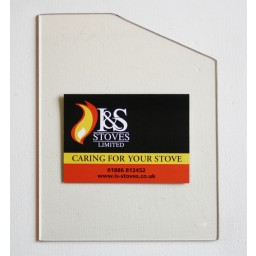 Hunter CB5 & CB7 (2D) Repacement Stove Glass 243mm x 155mm 