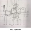 Avebury Eco/Bassington/Scene/Vega Edge 200SL/Sigma Back Brick(2 Piece Brick) 0210354