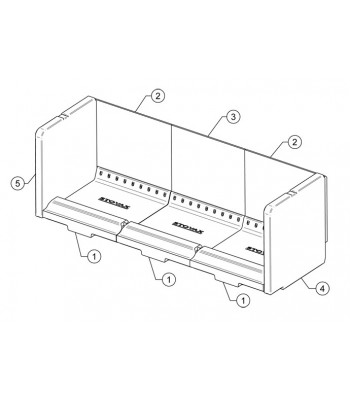 Riva Studio 2 Inset Fire Brick Set Mk 1/Mk 1.5- RVS-MEC10408 